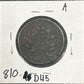 1803 Sm Date Lg Fraction Draped bust cent D45 810.D45 — Reverse