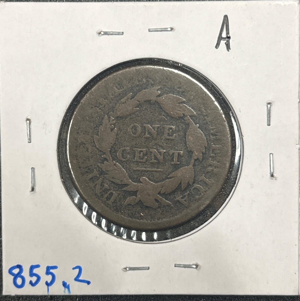1812 Classic head cent FR.2 855.2 — Reverse