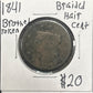 1841 Large Cent Brothel Token — Obverse