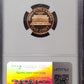 1990 S Lincoln Cent Proof 69 RD ULTRA CAMEO 6809418-024 — Reverse