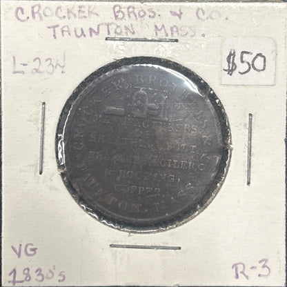 Taunton Mass — Obverse