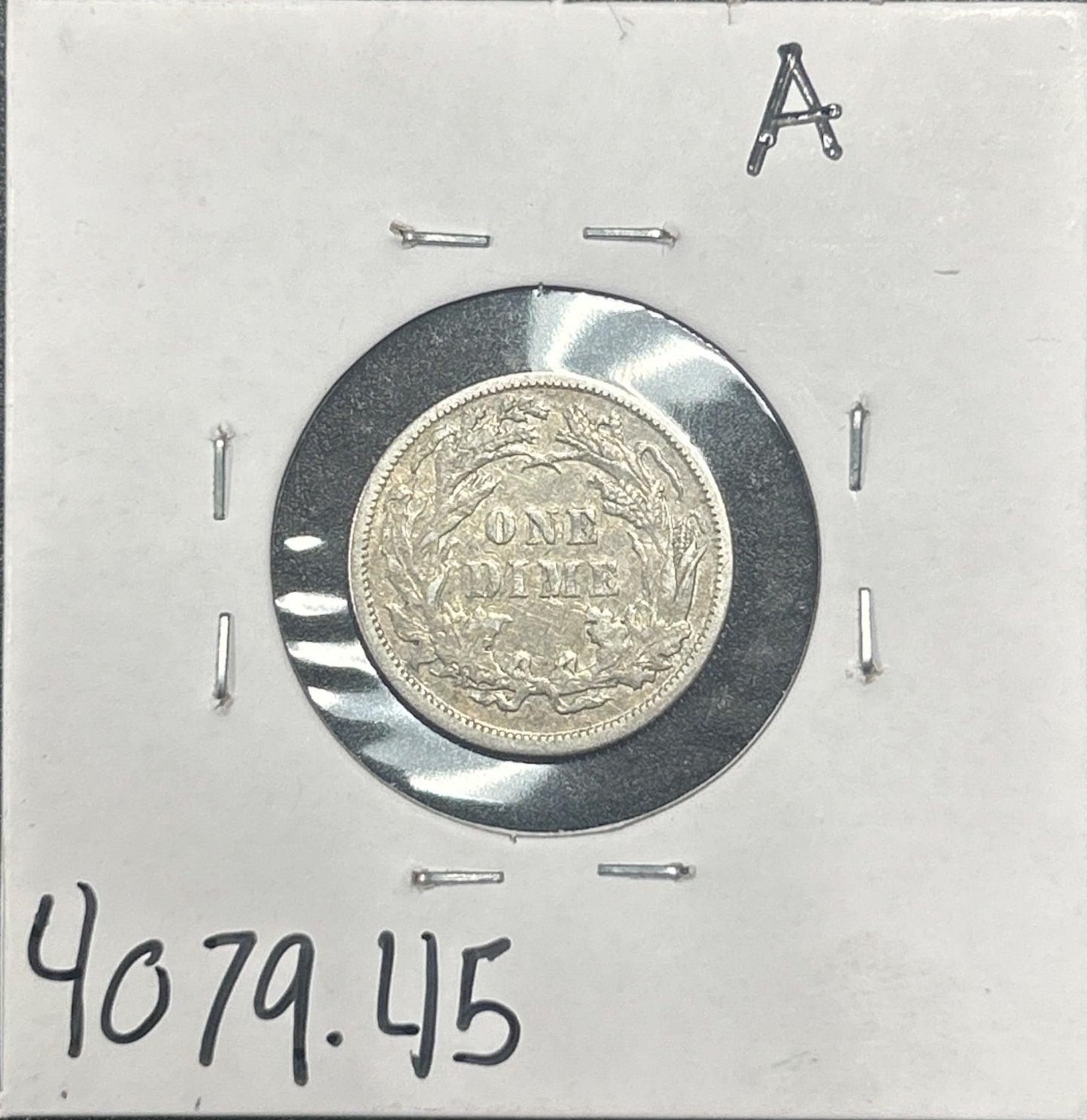 1883 Seated dime XF-45 4079.45 — Reverse