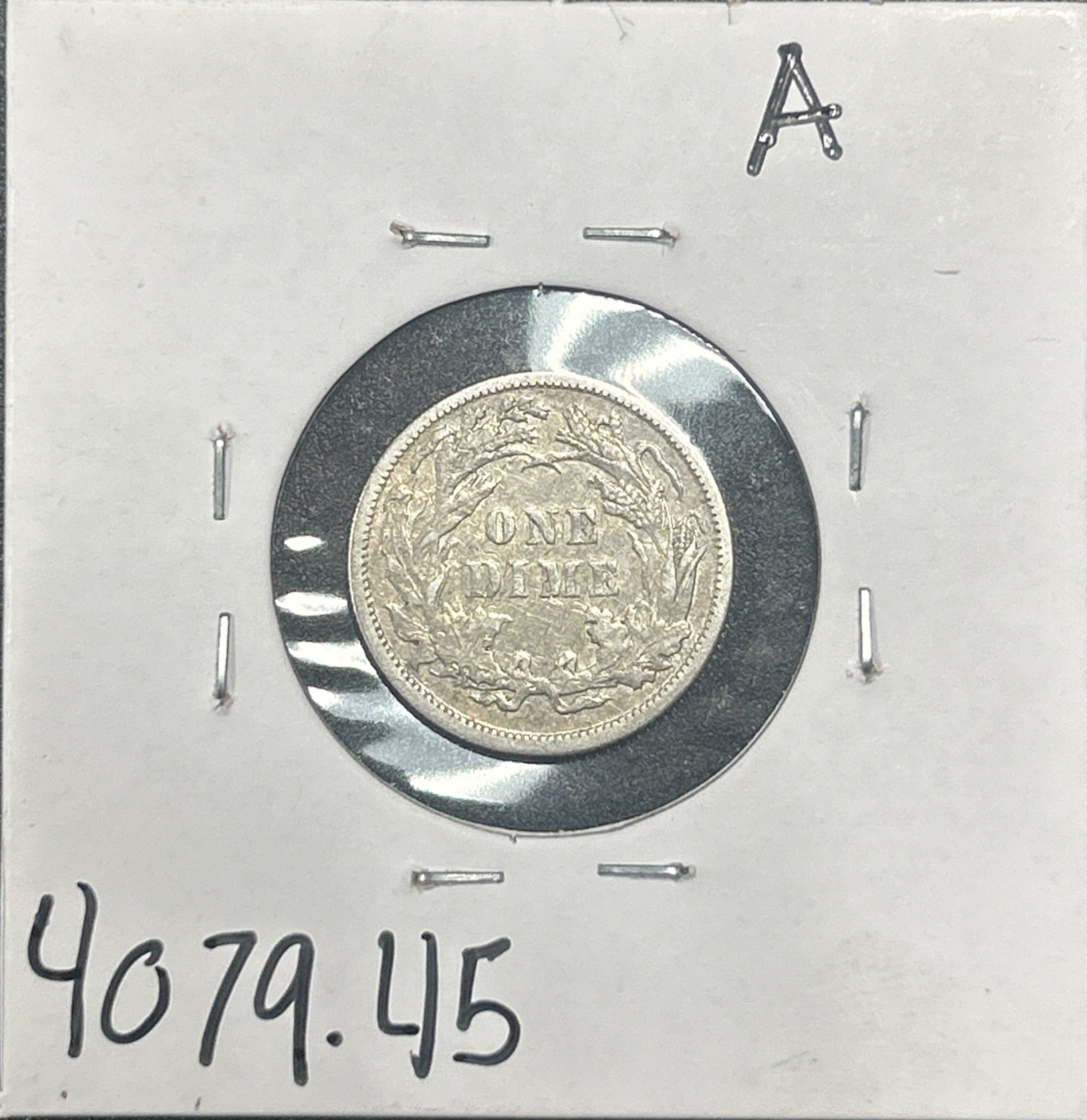1883 Seated dime XF-45 4079.45 — Reverse