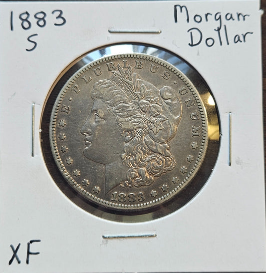 1883-S Morgan Dollar XF 7490.XF-A — Obverse