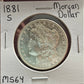 1881-S Morgan Silver Dollar MS64 7486.64-B — Obverse