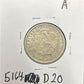 1891 Seated quarter DVF-20 5164.D20 — Reverse