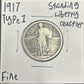 1917 Standing liberty quarter DF-12 5535.12 — Obverse