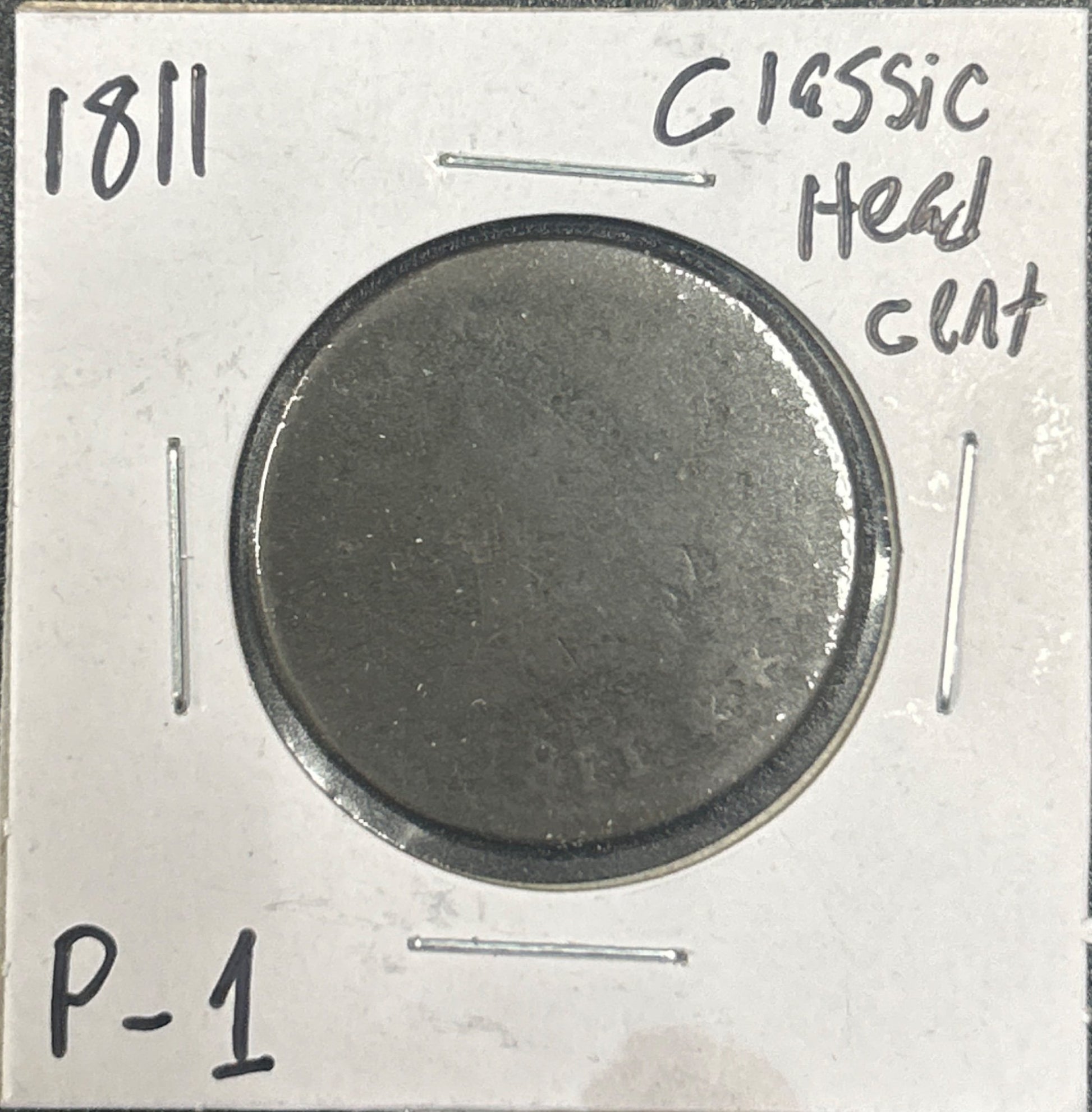 1811 Classic head cent P-1 852.1 — Obverse
