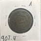 1821 Coronet head cent G-4 907.4 — Reverse