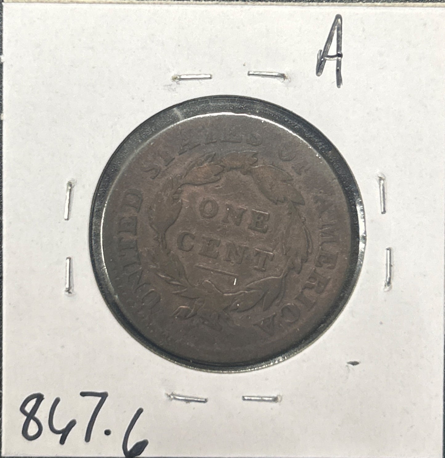 1814 Classic head cents G-6 867.6 — Reverse