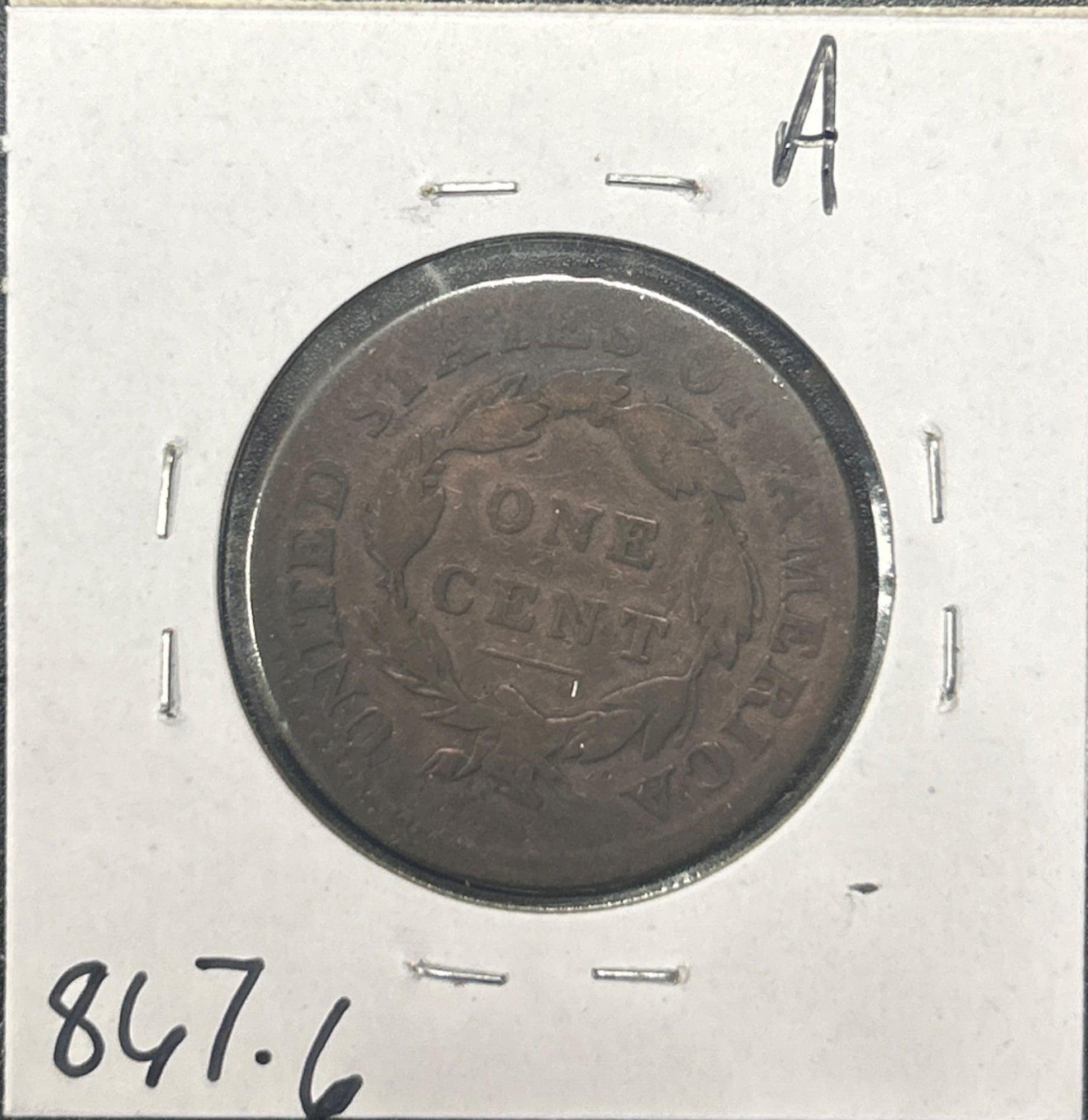 1814 Classic head cents G-6 867.6 — Reverse