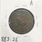 1818 Coronet head cent VF-25 883.25 — Reverse