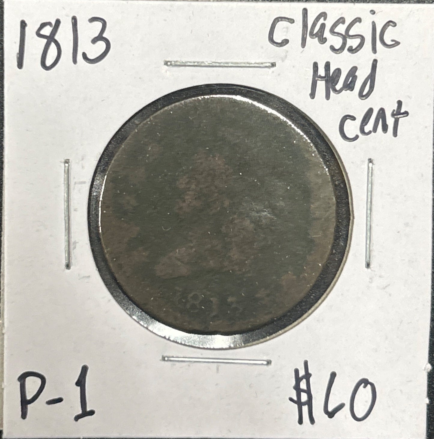 1813 Classic head cent P-1 861.1 — Obverse