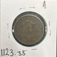 1846 Braided hair cent VF-35 1123.35 — Reverse