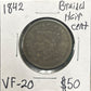 1842 Braided hair cent VF-20 1084.20 — Obverse