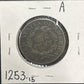1819/8 Lg date Coronet head cent F-15 1253.15 — Reverse