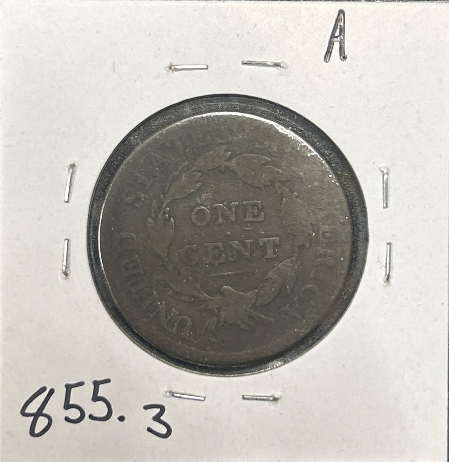 1812 Sm date Classic head cent AG-3 855.3 — Reverse