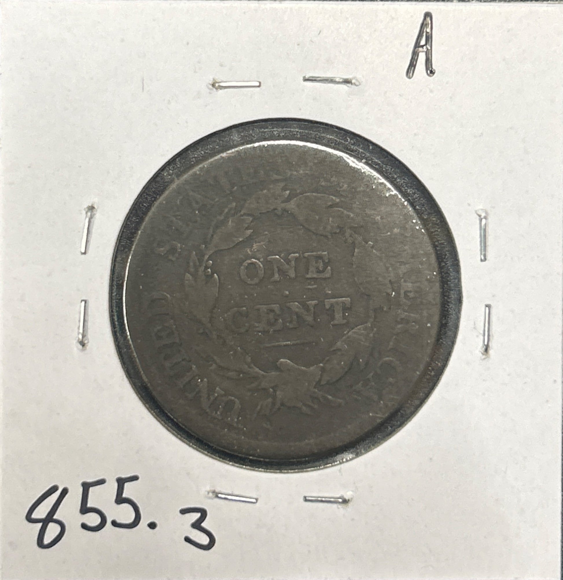 1812 Sm date Classic head cent AG-3 855.3 — Reverse
