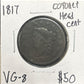 1817 Coronet head cent VG-8 876.8 — Obverse
