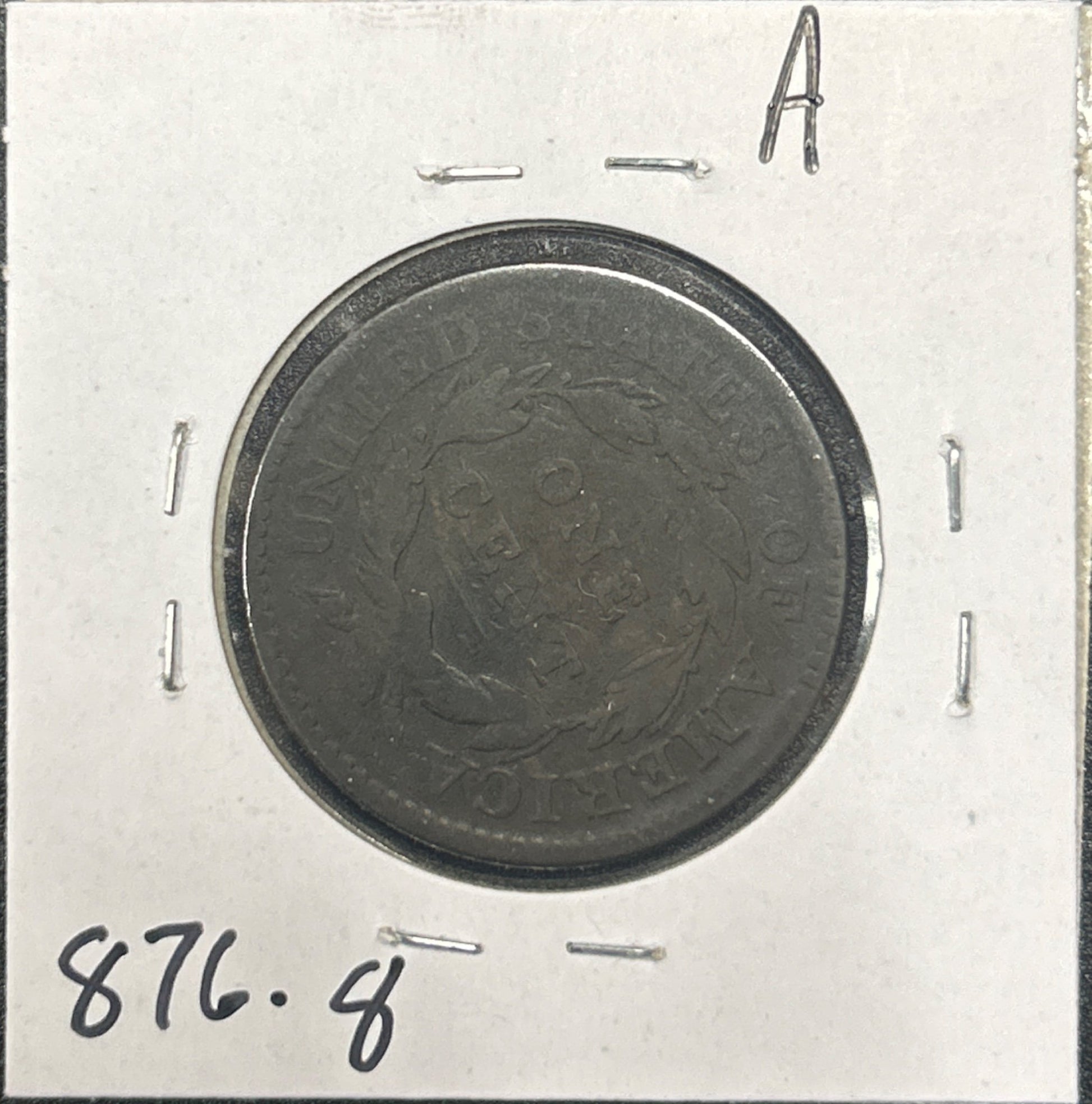 1817 Coronet head cent VG-8 876.8 — Reverse