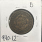 1827 Coronet head cent F-12 940.12 — Reverse