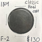 1809 Classic head cent F-2 846.2 — Obverse