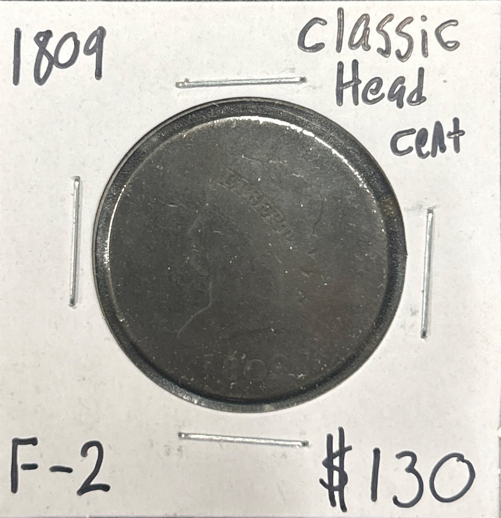1809 Classic head cent F-2 846.2 — Obverse