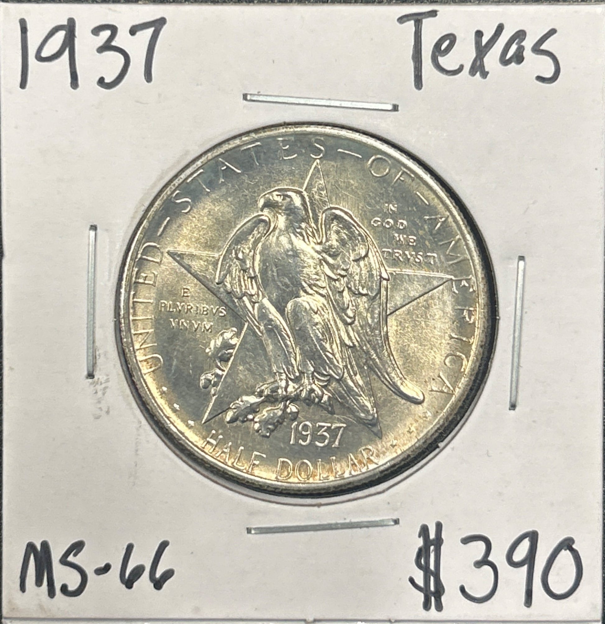 1937 Texas Commemorative MS-66 10375.66 — Obverse