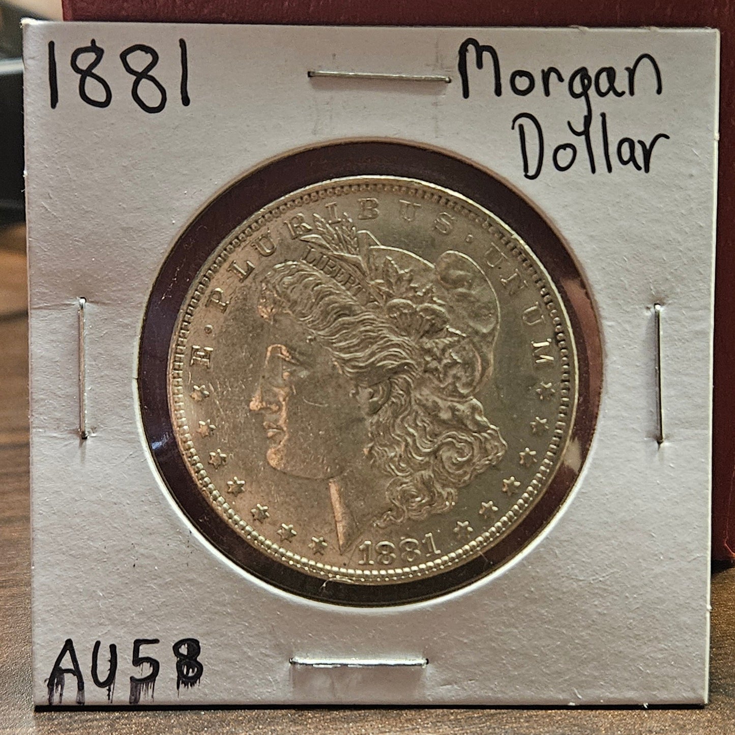1881 Morgan Silver Dollar AU58 7434.58-A — Obverse