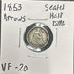 1853 Arrows Seated half dime VF-20 3779.20 — Obverse
