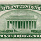1929 $5 Type 2 National Bank Note Fr. 1800-2 – First National Bank Of Fayetteville, Arkansas – Charter 7346 RXYH — Reverse