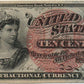 10¢ Fourth Issue Fractional Currency Fr. 1259 – Bust Of Liberty Note YKX5 — Obverse