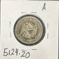 1853 Arrows/Ray’s Seated Quarter 5124.20-A — Reverse