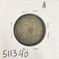 1843 Seated Quarter XF-40 5113.40-A — Reverse