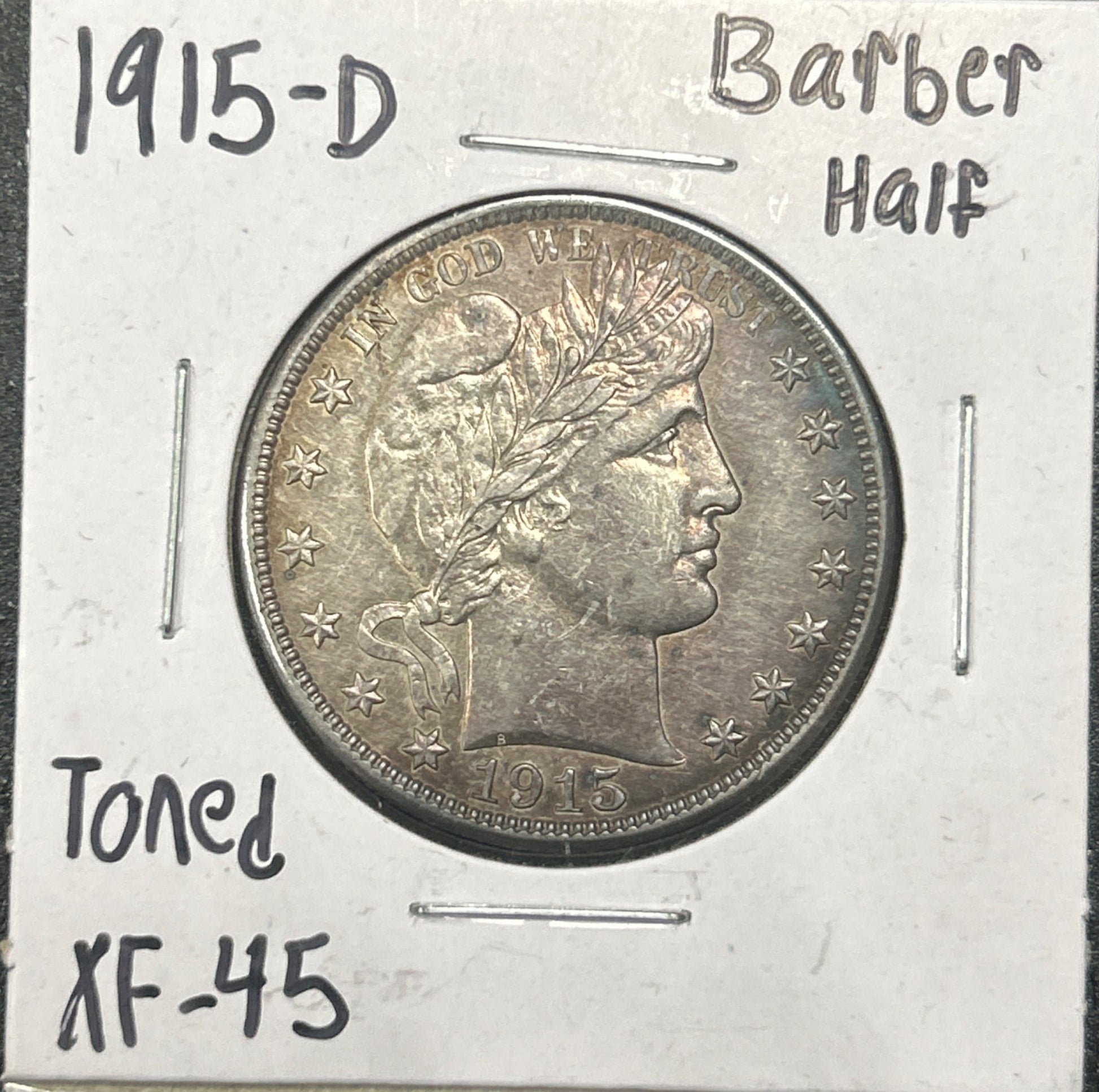 1915-D Barber Half 6625.45-A — Obverse