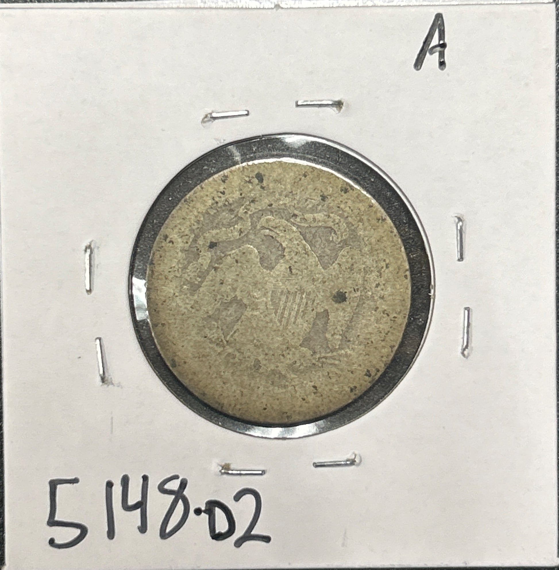 1875 Seated Quarter 5148.D2-A — Reverse