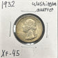 1932 Washington Quarter 5609.45-A — Obverse
