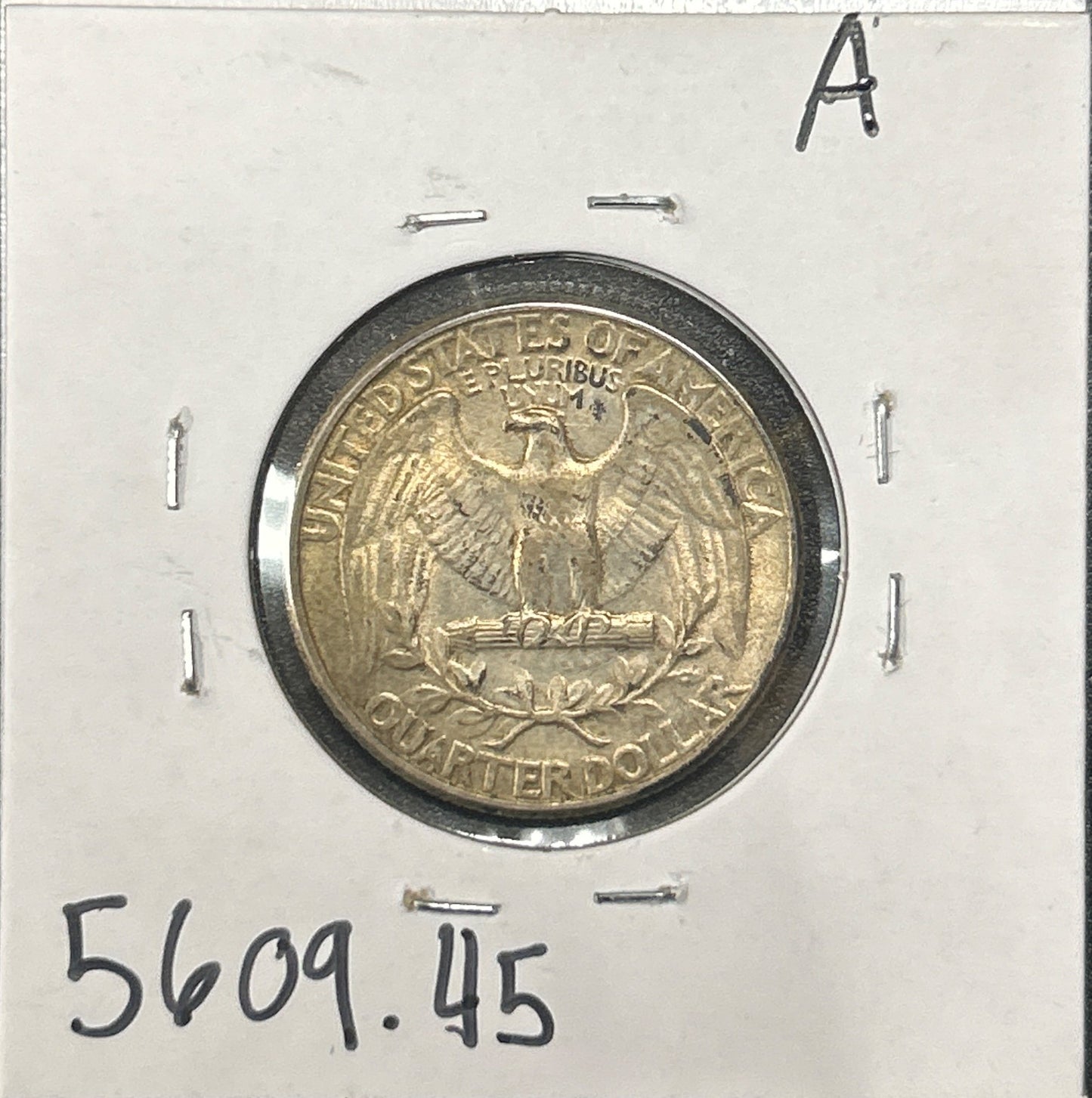 1932 Washington Quarter 5609.45-A — Reverse