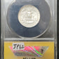 1945 S Washington Quarter Double Die Obverse Die 2 AU 50 ANACS 326578.50-00582950049777241000 — Reverse