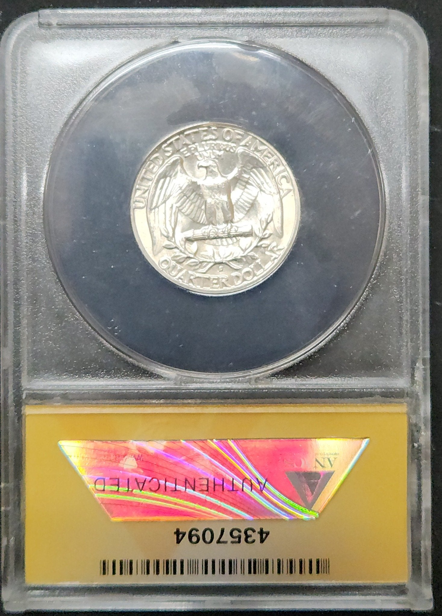 1953 D Washington Quarter Double Die Reverse FS-801 Die 1 MS 64 285865.64-00585364043570941000 — Reverse