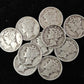 90% Silver Mercury Dimes $1 Face Value Average Circulation 5HYV — Obverse