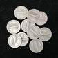90% Silver Mercury Dimes $1 Face Value Average Circulation 5HYV — Reverse