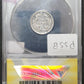 1877 CC Liberty Seated Dime  Struck On Defective Blank Cleaned AU50 Details PSSB — Reverse