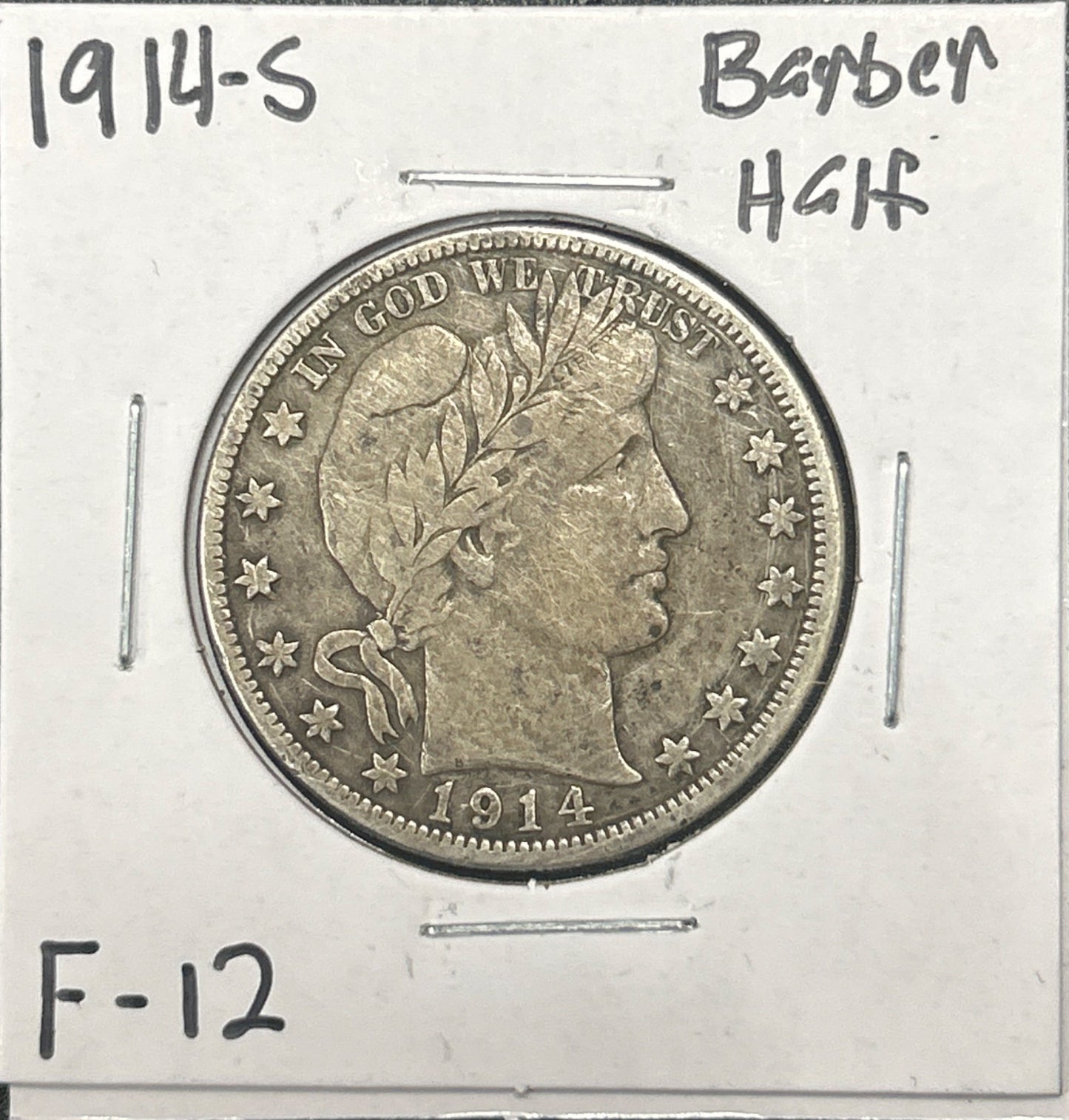 1914-S Barber Half 6624.12-A — Obverse