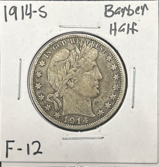 1914-S Barber Half 6624.12-A — Obverse