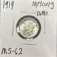 1919 Mercury Dime 4475.62-A — Obverse