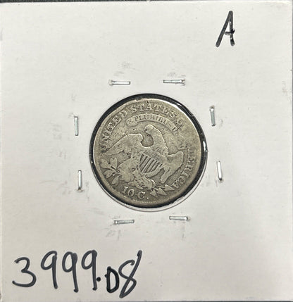 1831 Capped Bust Dime 3999.D8-A — Reverse