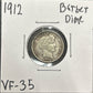 1912 Barber Dime 4341.35-A — Obverse