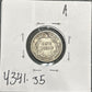 1912 Barber Dime 4341.35-A — Reverse