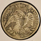 1837 Capped Bust Half Dollar Very Good Details — Holder
